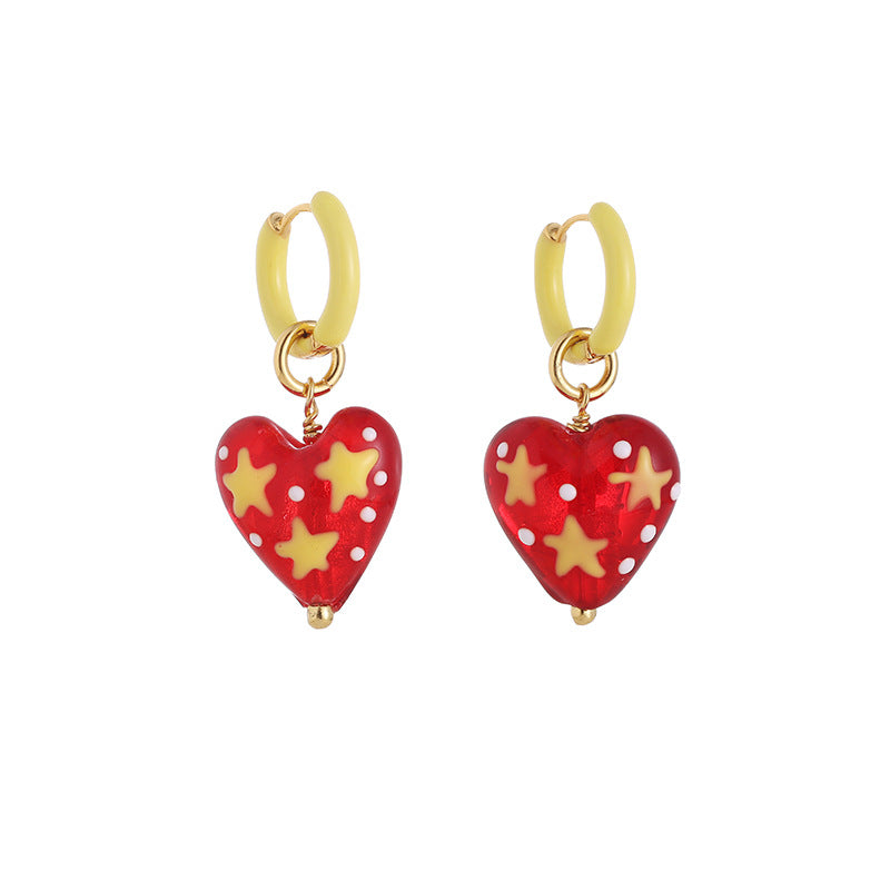 Candy Hearts Earring - SlfLuvs Jewelry