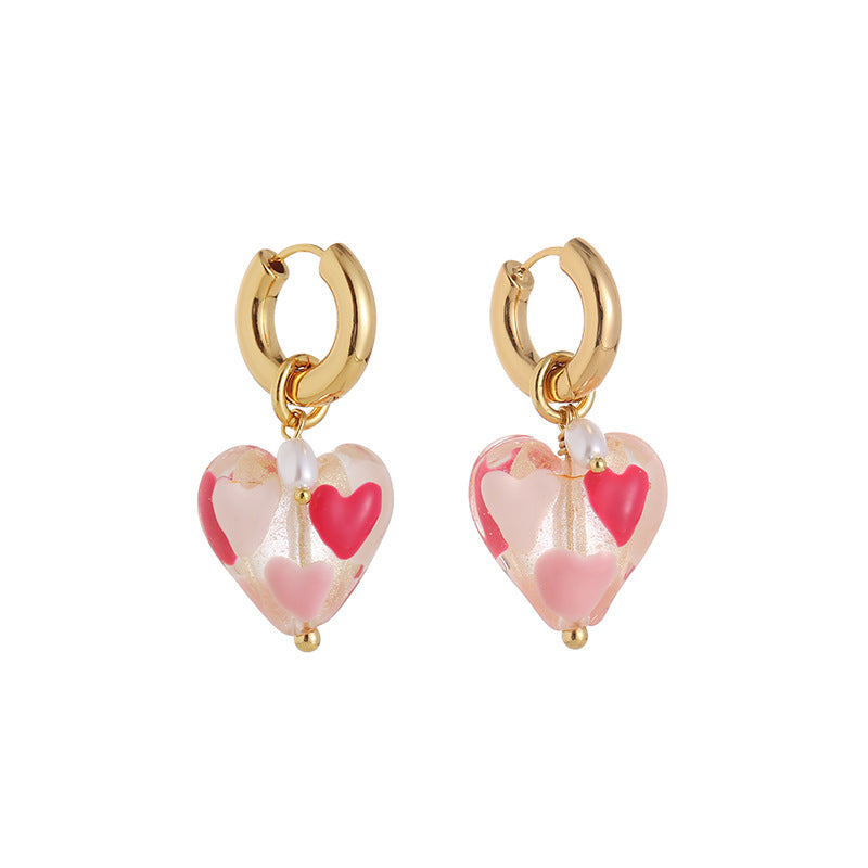 Candy Hearts Earring