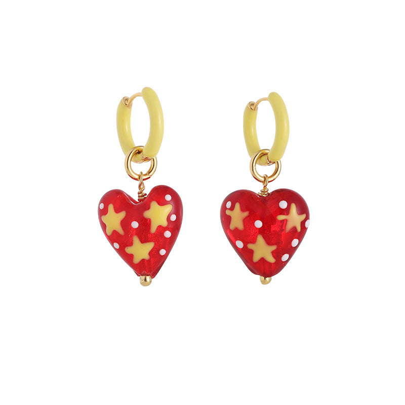 Candy Hearts Earring